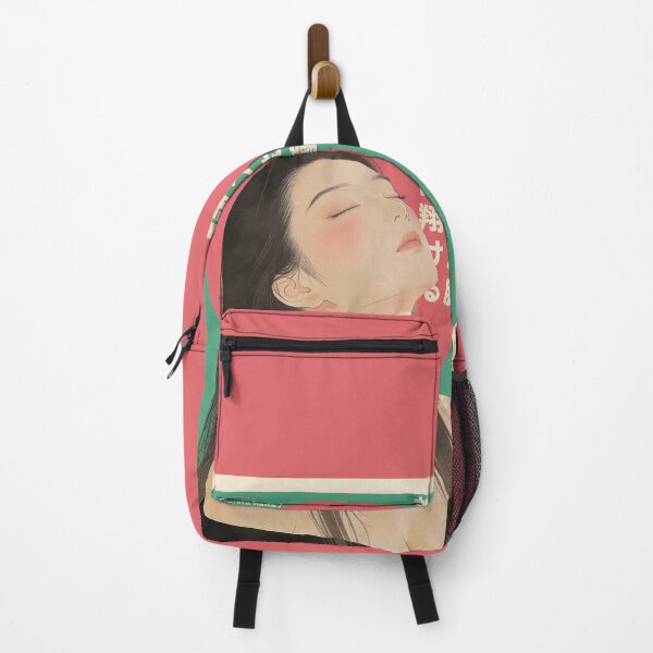 Item preview, Retro Japanese Aesthetic Serene Girl City Pop Art designed and sold by ModriArt.