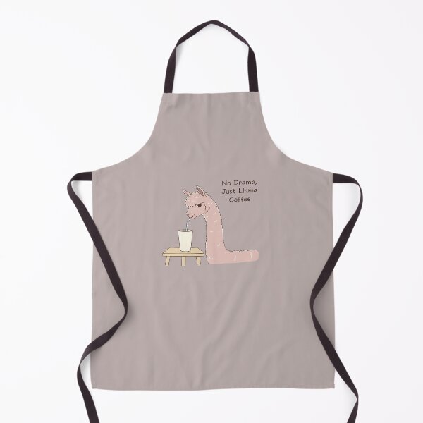 Item preview, No Drama Just Llama Coffee - Cute Alpaca Drinking Coffee designed and sold by ManggaeJM.