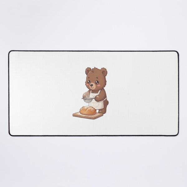 Item preview, Cute Bear Baking Fresh Bread designed and sold by Ella_Sketch.