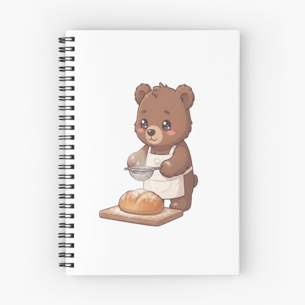 Item preview, Cute Bear Baking Fresh Bread designed and sold by Ella_Sketch.