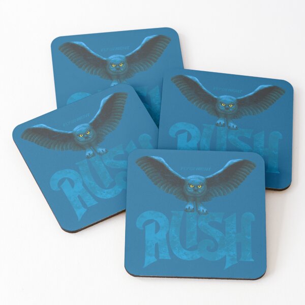 Item preview, Rush Band Owl Vintage Rock Design  designed and sold by RoseGoldRebel.