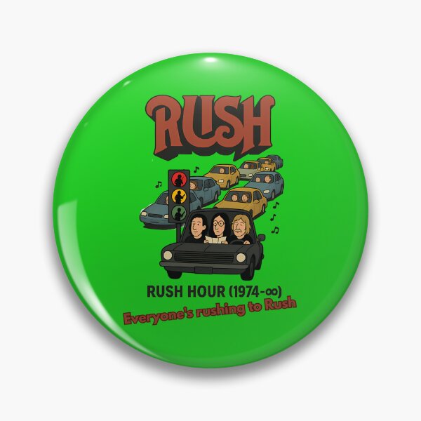 Item preview, Rush Hour (1974)  Everyones Rushing To Rush  designed and sold by RoseGoldRebel.