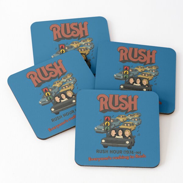 Item preview, Rush Hour (1974)  Everyones Rushing To Rush  designed and sold by RoseGoldRebel.