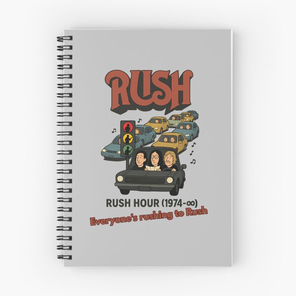 Item preview, Rush Hour (1974)  Everyones Rushing To Rush  designed and sold by RoseGoldRebel.