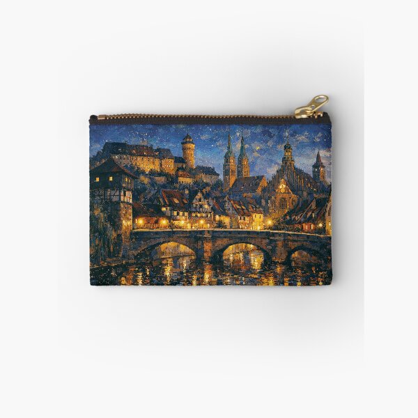 Item preview, A painting of Nuremberg bu night, Germany – A Beautiful city in Europe. designed and sold by GalleryKauffeld.
