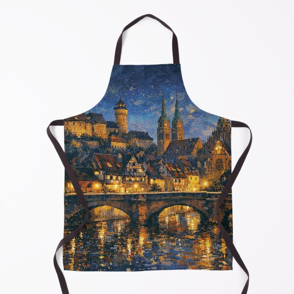 Item preview, A painting of Nuremberg bu night, Germany – A Beautiful city in Europe. designed and sold by GalleryKauffeld.