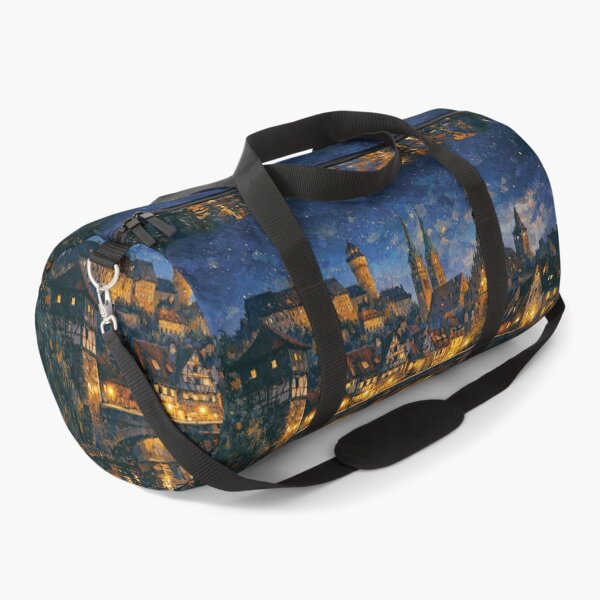 Item preview, A painting of Nuremberg bu night, Germany – A Beautiful city in Europe. designed and sold by GalleryKauffeld.