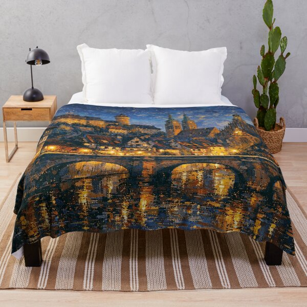 Item preview, A painting of Nuremberg bu night, Germany – A Beautiful city in Europe. designed and sold by GalleryKauffeld.