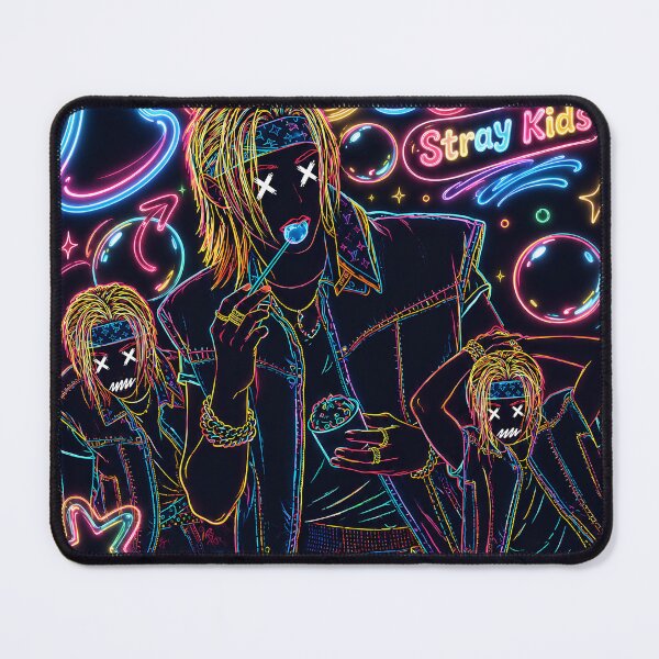 Item preview, Neon Felix Stray Kids Y2K Punk Aesthetic Art designed and sold by looplandger.
