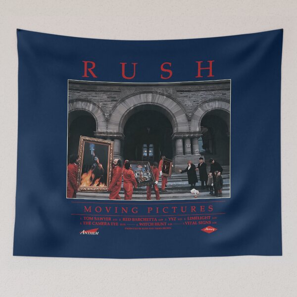 Item preview, Rush Moving Pictures Vintage  designed and sold by RoseGoldRebel.