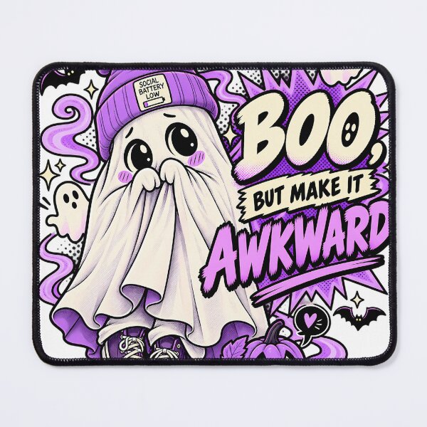Item preview, Boo But Make It Awkward Ghost Shirt | Funny Halloween Ghost Tee | Halloween Gift Idea | Spooky Season Shirt designed and sold by Gremlin Hours.