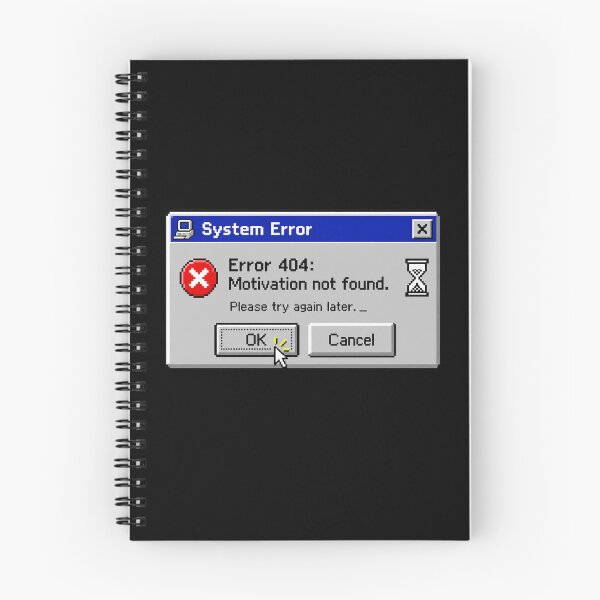 Item preview, Error 404 Motivation Not Found designed and sold by 3dleonardo.