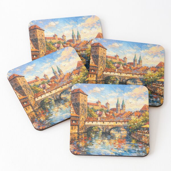 Item preview, A painting of Nuremberg, Germany – A Beautiful city in Europe. designed and sold by GalleryKauffeld.