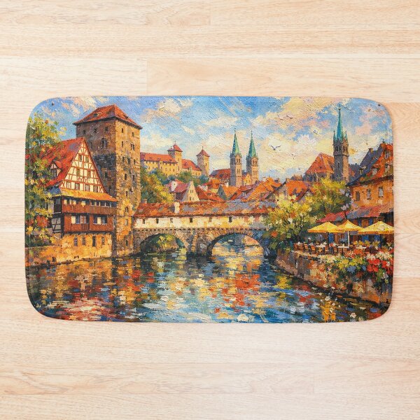 Item preview, A painting of Nuremberg, Germany – A Beautiful city in Europe. designed and sold by GalleryKauffeld.