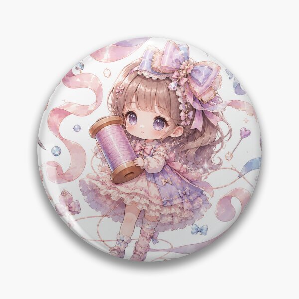 Item preview, Ribbon Doll Sticker designed and sold by blossomfun.