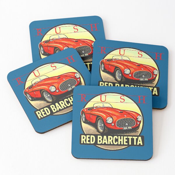 Item preview, Rush Red Barchetta designed and sold by RoseGoldRebel.