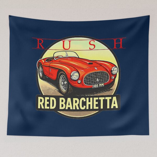 Item preview, Rush Red Barchetta designed and sold by RoseGoldRebel.