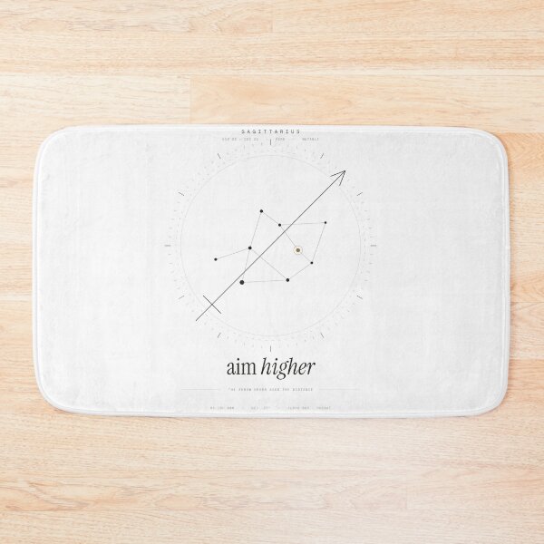 Item preview, Sagittarius Constellation Aim Higher T-Shirt — Light Version designed and sold by TheOddPrints.
