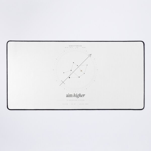 Item preview, Sagittarius Constellation Aim Higher T-Shirt — Light Version designed and sold by TheOddPrints.