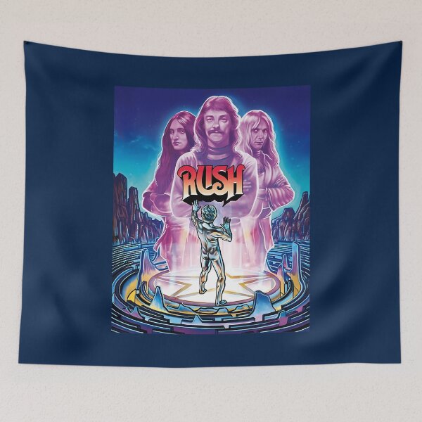 Item preview, Space Galaxy Rushband Posters  designed and sold by RoseGoldRebel.
