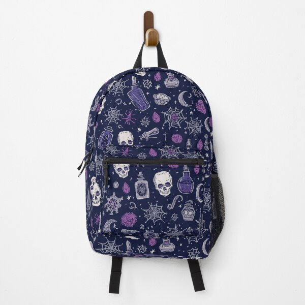 Item preview, Creepy Cute Skull and Potion Pattern designed and sold by Patternpulseee.