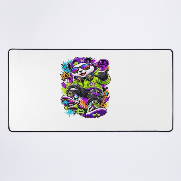 Item preview, Skater Panda Graffiti Streetwear Character designed and sold by JMDG Studio.