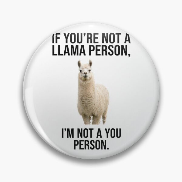 Item preview, Llama If you're not a dog person im not a you person dogs lover funny sarcastic sarcasm parody christmas birthday designed and sold by CheeseBlueprint.