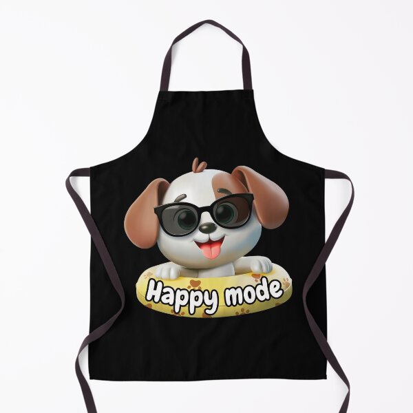 Item preview, puppy in happy mode - Funny dog ​​with glasses designed and sold by OLYUS.