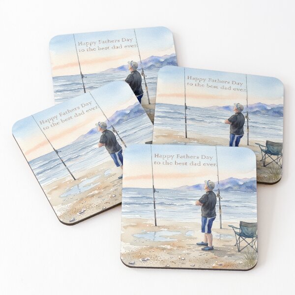 Item preview, Happy Fathers Day, fishing of Kapiti coast designed and sold by carole hirst.