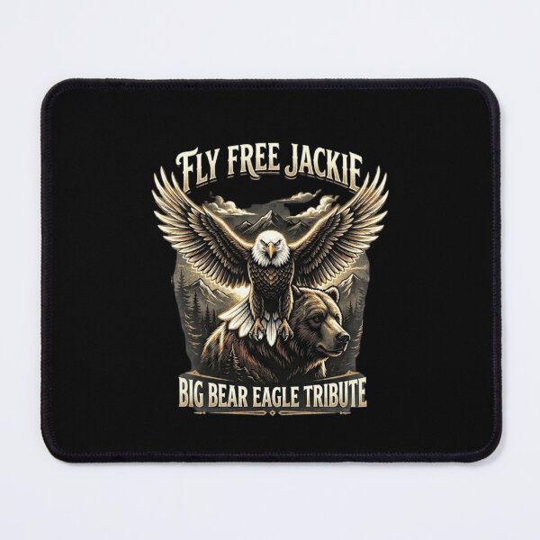 Item preview, Fly Free Jackie Big Bear Eagle Tribute designed and sold by Zbixu.