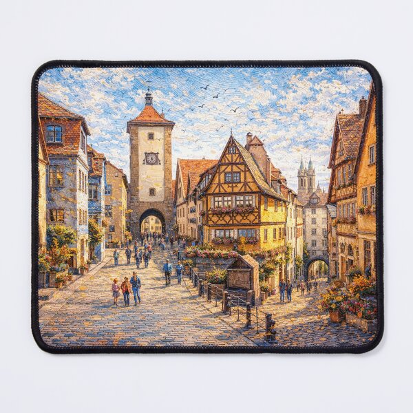 Item preview, A painting of Rothenburg, Germany – A Beautiful town in Europe. designed and sold by GalleryKauffeld.