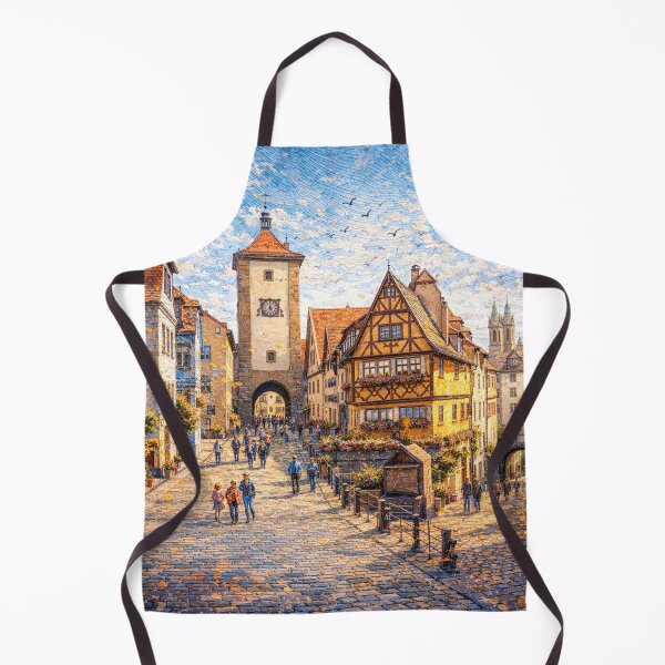 Item preview, A painting of Rothenburg, Germany – A Beautiful town in Europe. designed and sold by GalleryKauffeld.