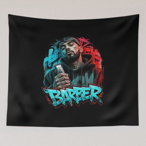 Item preview, Urban Barber Graffiti Art with Clipper designed and sold by Barber MD Culture.