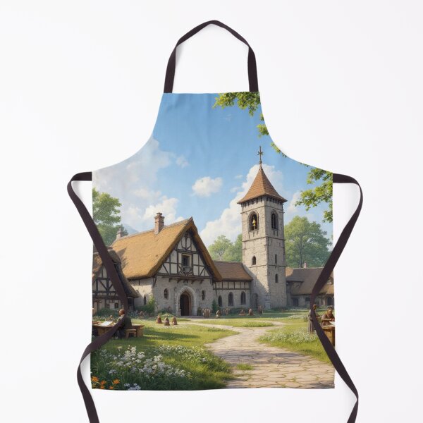 Item preview, Village on the Way of St. James (Middle Ages) designed and sold by jefboutique6150.