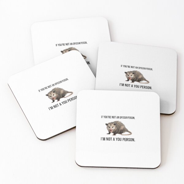 Item preview, Opossum If you're not a dog person im not a you person dogs lover funny sarcastic sarcasm parody christmas birthday designed and sold by CheeseBlueprint.