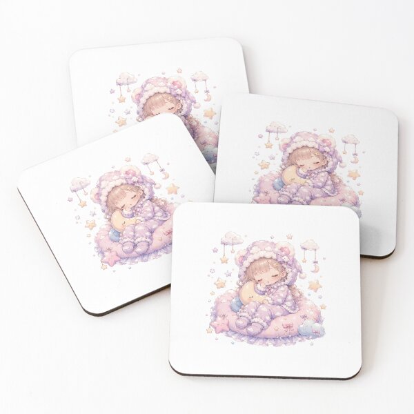 Item preview, Sleepy Cloud Doll Sticker  designed and sold by blossomfun.