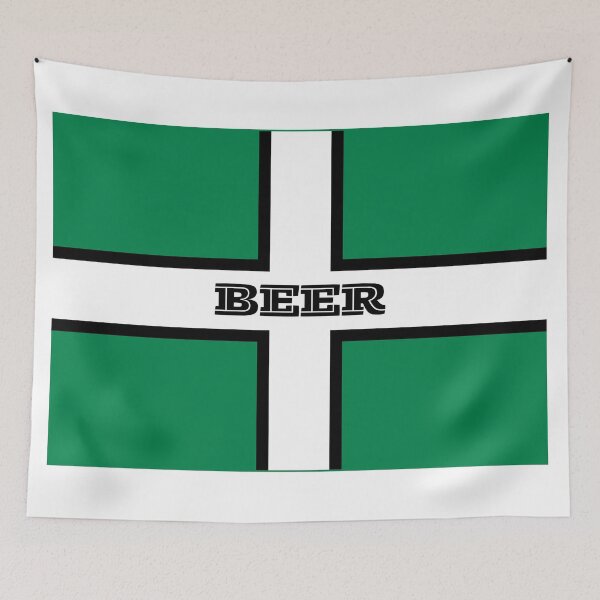 Item preview, Beer on a Devon Flag designed and sold by S-and-W-4ever.