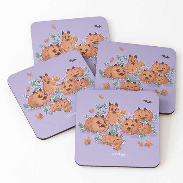 Item preview, Happy Cat-lloween - Halloween pumpking cats designed and sold by Narieletart.