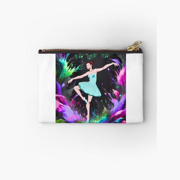Item preview,  Dress Ballerina and Music Notes Abstract Art Print designed and sold by PetruArtDesigns.