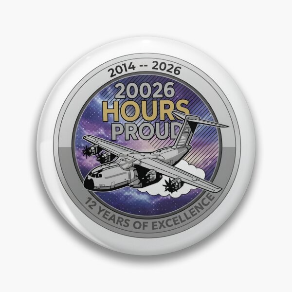 Item preview, A400M Atlas Flight Milestone 20000 Flight Hours Patch designed and sold by CharlieDesings.