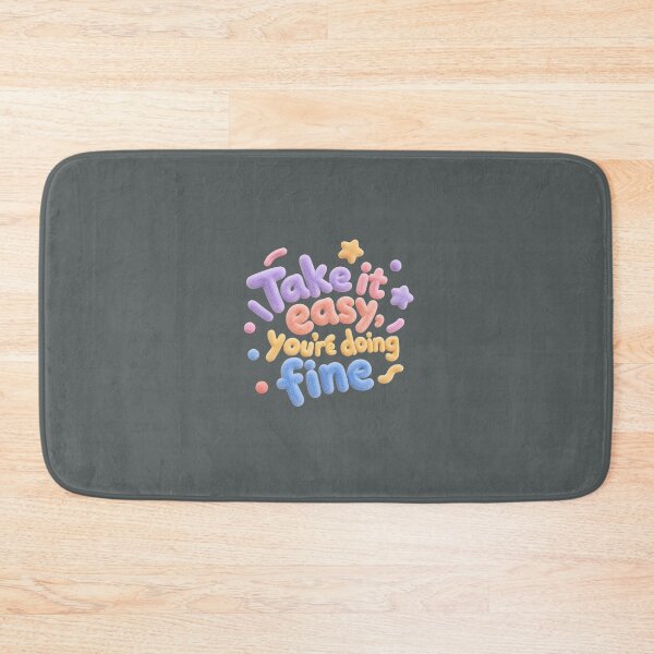 Item preview, Take It Easy You're Doing Fine - Positive Self Care Quote designed and sold by ManggaeJM.
