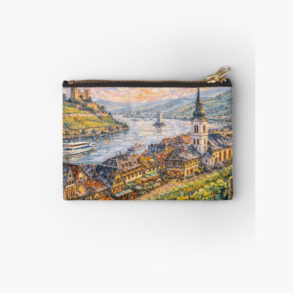 Item preview, A painting of Rüdesheim am Rhein, Germany – A Beautiful place in Europe. designed and sold by GalleryKauffeld.