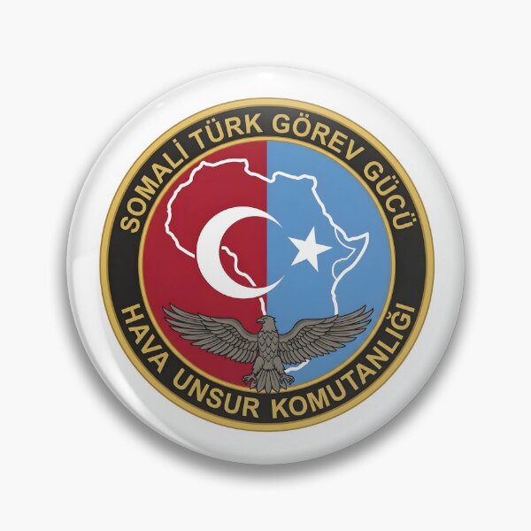 Item preview, Somalia Turkish Task Force Air Element Command Patch designed and sold by CharlieDesings.