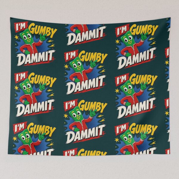 Item preview, I'm Gumby Dammit Funny designed and sold by ClotheDesigng.