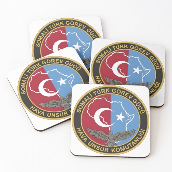 Item preview, Somalia Turkish Task Force Air Element Command Patch designed and sold by CharlieDesings.