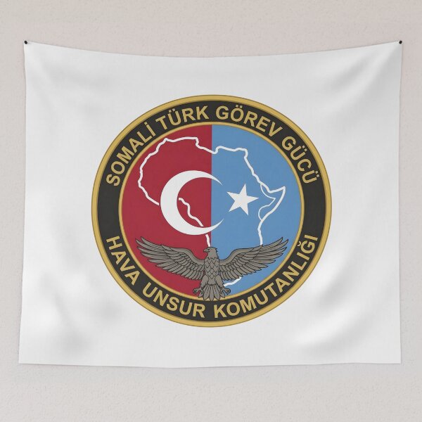 Item preview, Somalia Turkish Task Force Air Element Command Patch designed and sold by CharlieDesings.