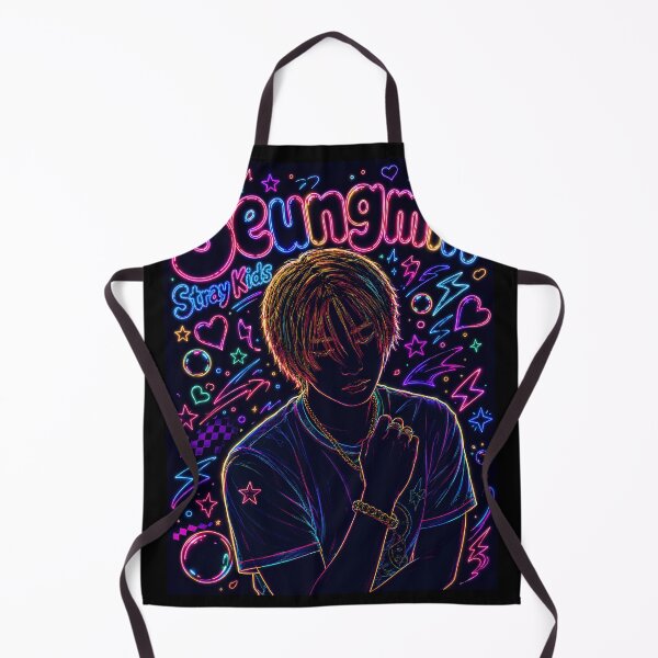 Item preview, Seungmin Stray Kids Neon Y2K Cyberpunk Fan Art designed and sold by looplandger.