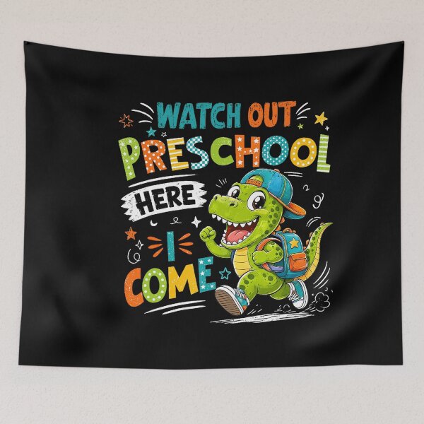 Item preview, Watch Out Preschool Here I Come Dinosaur First Day of School designed and sold by NoeValdric.