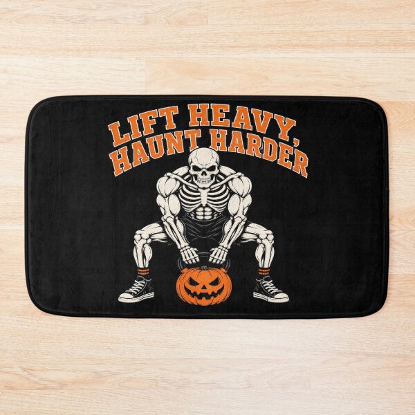 Item preview, Lift Heavy Haunt Harder Shirt, Comfort Colors® Skeleton Gym Tee, Funny Halloween Fitness Workout Graphic designed and sold by TshirtsLabs.