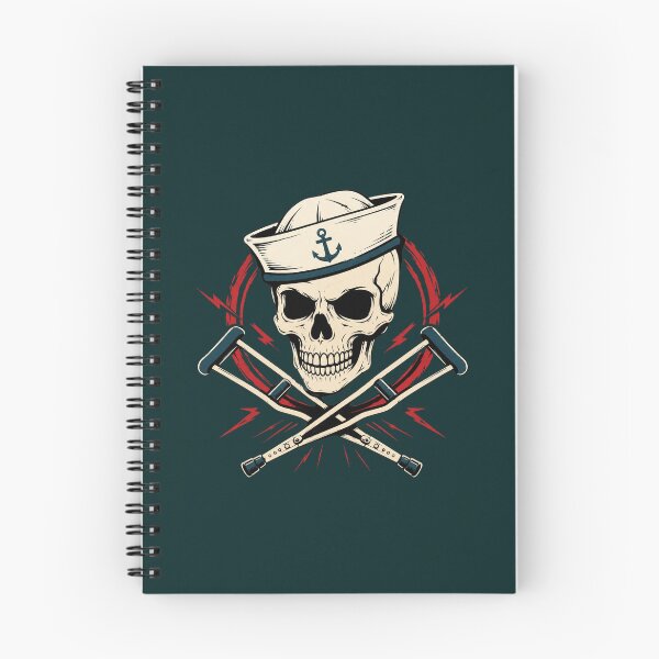 Item preview, Vintage Sailor Skull Crossbones designed and sold by ClotheDesigng.